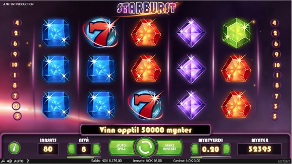 Norsk Casino Starburst