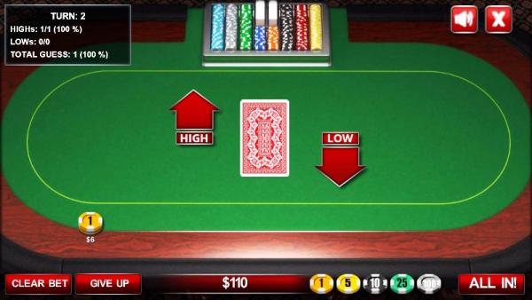 high low gratis casino spiel