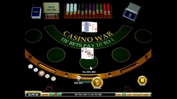 high low casino war